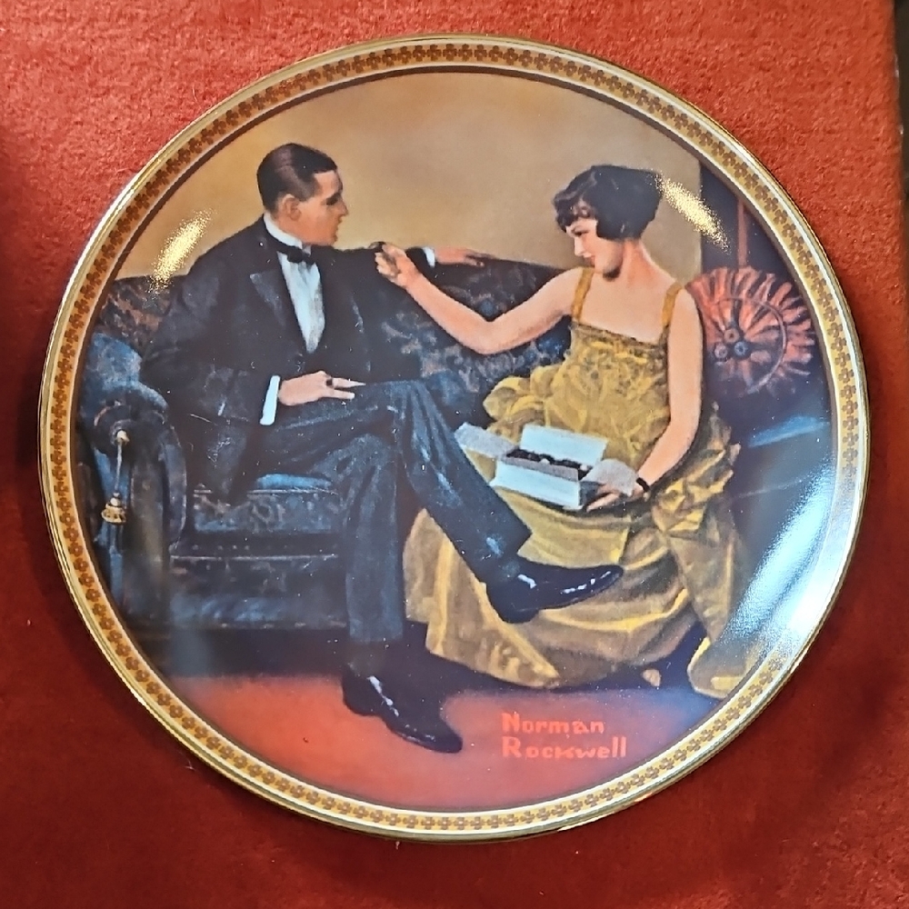 Norman Rockwell Decorative Plate